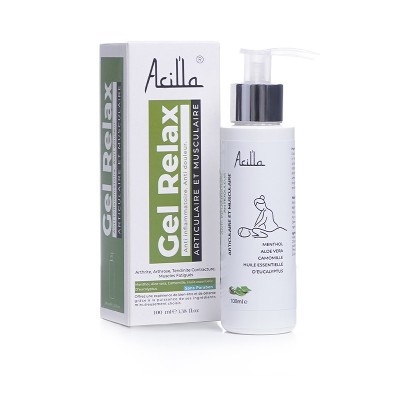 Gel Relax Anti-Inflammatoire Acilla — Douleurs Musculaires & Articulaires | Menthol + Aloe Vera