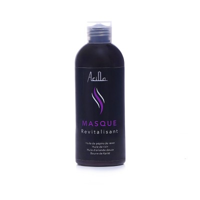 Masque Revitalisant Acilla — Réparation & Brillance Cheveux Abîmés