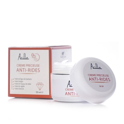 Crème Anti-Rides Acilla – Lissage, Fermeté & Éclat | Soin Repulpant 50 ml