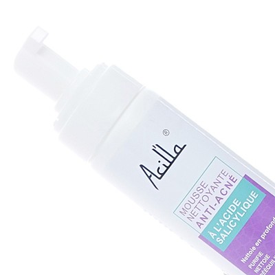 Mousse Nettoyante Anti-Acné Acilla — Purifiante & Équilibrante