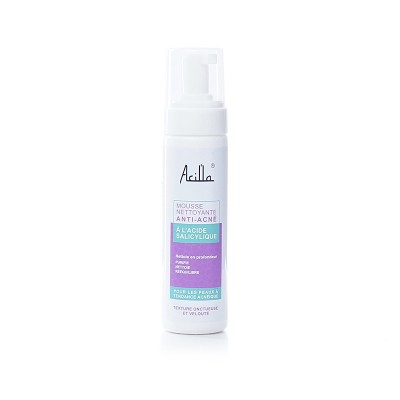 Mousse Nettoyante Anti-Acné Acilla — Purifiante & Équilibrante