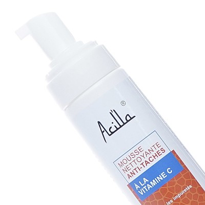 Mousse Nettoyante Anti-Taches Acilla — Vitamine C & Acide Hyaluronique