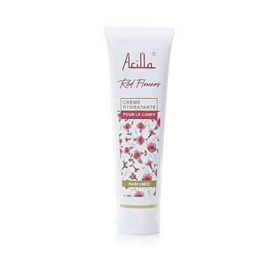 Crème Hydratante Red Flowers Acilla — Soin Corps Hydratant