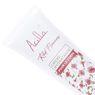 Crème Hydratante Red Flowers Acilla — Soin Corps Hydratant