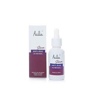 Sérum Anti-Âge Acilla — Rétinol & Acide Hyaluronique