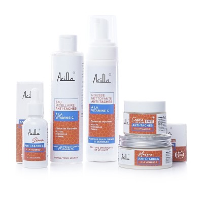 Gamme Vitamine C & Acide Hyaluronique Acilla — Éclat & Hydratation